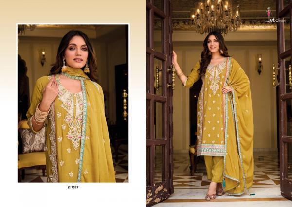 Eba Ayat Heavy Chinnon Embroidered Salwar Suit Collection